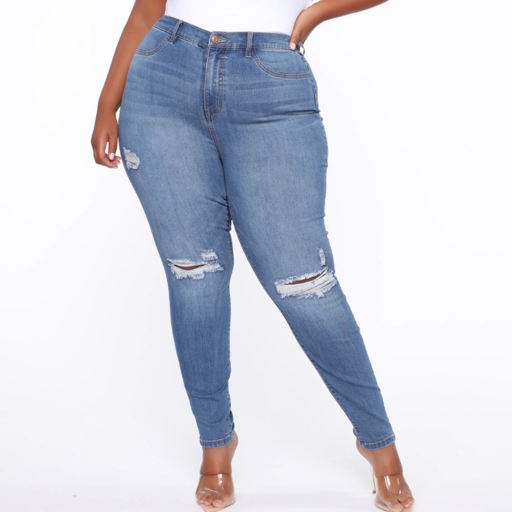 High Rise Skinny Jeans - Picture 3 of 6